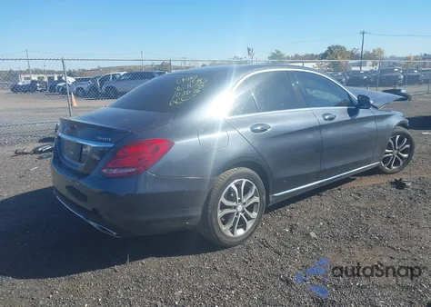 2016 Mercedes-Benz C 300 4Matic/Luxury 4Matic/Sport 4Matic from USA, damaged, VIN 55SWF4KB8GU126941